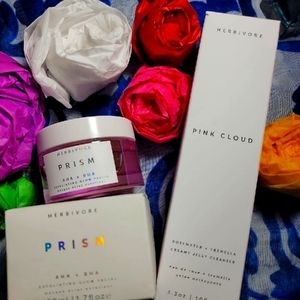 SOLD Herbivore Prism AHA BHA Mask and Pink Cloud Bundle